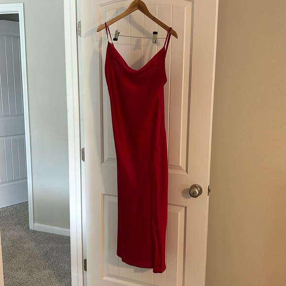 Red Slip Dress - Picture 1 of 3